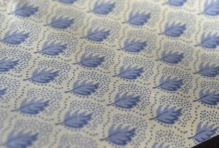 4 Vintage Souleiado Luncheon Napkins In Blue And White Tt882