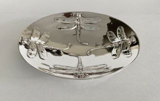 Christofle Libellule Silver Plated Dragonfly Bowl