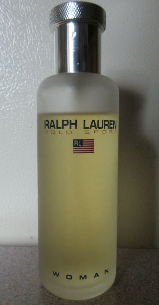 Rare Vintage Polo Sport Woman Ralph Lauren Edt Spray 3.  4 Fl.  Oz Discontinued
