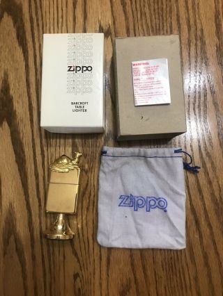 Zippo Vintage Golden Camel Lighter Table