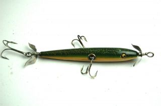 Early South Bend 913 Panetella Minnow,  Gcbw,  No Tail Cap,  Perfect Ge 