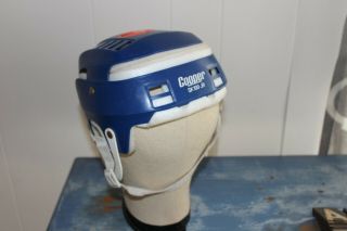 Vintage Blue Cooper Sk100 Jr Hockey Helmet Hurling Skateboard Canada