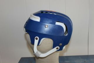 Vintage Blue Cooper SK100 JR Hockey Helmet Hurling Skateboard Canada 3