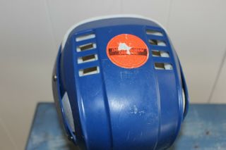 Vintage Blue Cooper SK100 JR Hockey Helmet Hurling Skateboard Canada 6