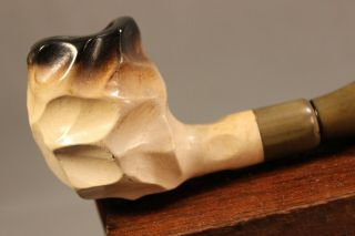 Unsmoked Vintage Aboriginal Block Meerschaum Estate Pipe Pipa Pfeife 烟斗