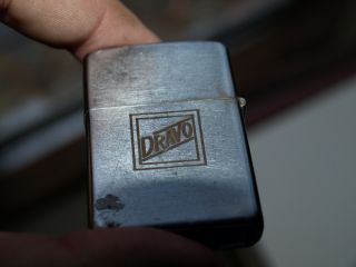 Postwar Wwii Vintage Zippo Lighter Dravo Engraved Dredge Patpend98