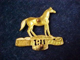 Orig WW2 Collar Badge 19th Alberta Dragoons 