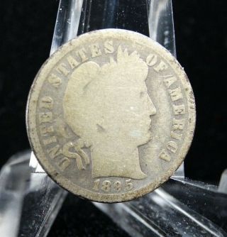 1895 - O U.  S.  Silver Barber Dime Key Date Rare Coin