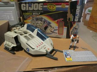 Vintage Gi Joe Arah Cobra Wolf Complete,  Ice Viper Hasbro 1987