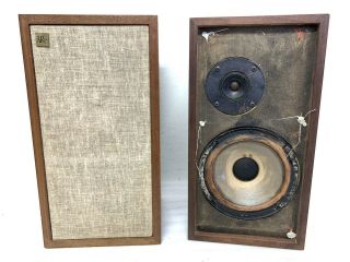 Ar4x Acoustic Research Pair Speakers Vintage - Close Fx Serial S