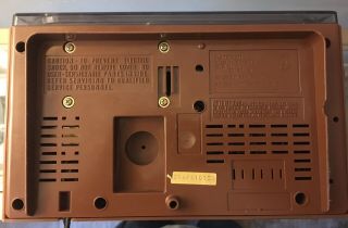 FLIP CLOCK BACK TO THE FUTURE Panasonic RC - 6015 Clock Radio 1976 Vintage 7