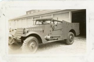 Org Wwii Photo: American Armored Scout Car