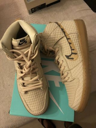 Nike Dunk High Premium Sb Chicken And Waffles Size 14 Rare