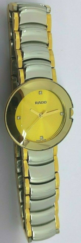 VINTAGE Women ' s Rado Jubile Double Tone Quartz Wrist Watch 4