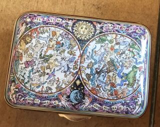 Rare Retired Staffordshire Enamels Celestial Hemispheres Zodiac Box