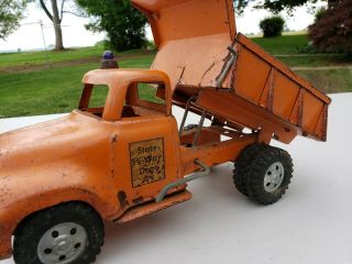 VINTAGE 1956 TONKA STATE HI - WAY DEPT.  975 DUMP TRUCK 7