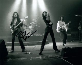 John Deacon Signed Autographed 8x10 Photo Queen Bassist Rare Proof