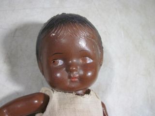 Antique Black African American Patsy Ann Style Composition Doll 12 