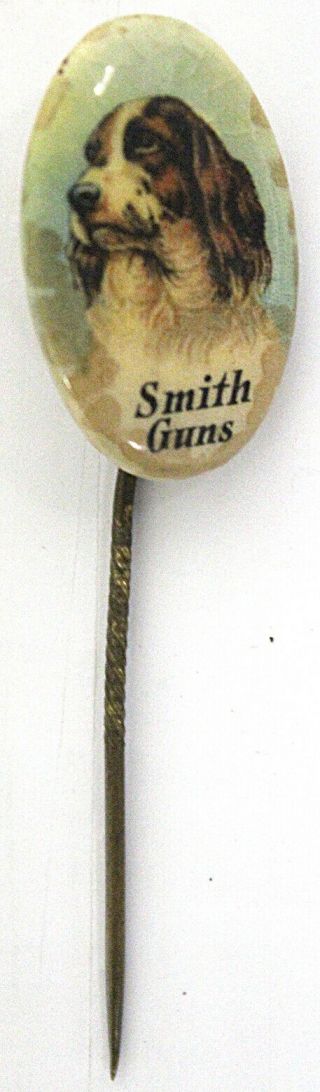 L.  C.  Smith Gun Company / Hunter Arms Pinback / Stick Pin Rare Look