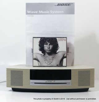 Vintage Bose Wave Radio Cd Player Stereo Am Fm Alarm Clock W/ Remote Awrcc2