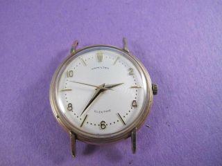 Hamilton Mens 4x Siged Gf Vintage Electric Watch Dial To Restore