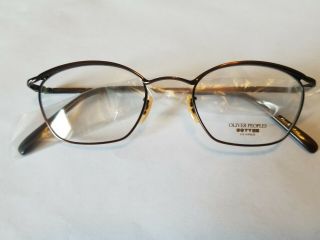 Authentic Oliver Peoples Vintage Rx Eyeglasses OP - 66 MC Silver Made In Japan 3
