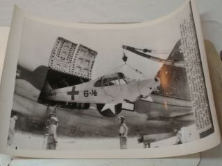 1944 Wwii Associated Press Wire Photo Hospital Plane Unloaded Peleliu Dsp216