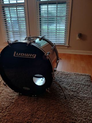 Rare Ludwig 14x22 Stainless Steel Base Drum