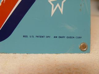 Vintage Dairy Queen Drive - In Mr.  Misty Slushy Drink Metal Advertising Sign 2