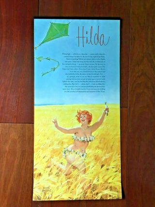 Vtg 1964 B&b Hilda Duane Bryers Plus Size Pin Up Girl Calendar Complete