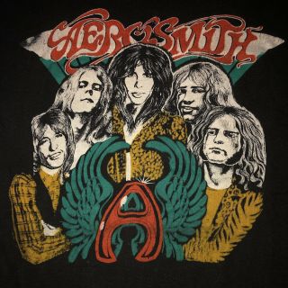 Vintage 1978 Aerosmith Chicago Summer Jam Concert T - Shirt 70s 1970s Tour