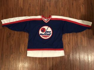 Winnipeg Jets Vintage Ccm Jersey — Xl