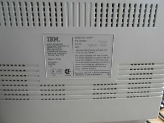 Vintage 1993 - IBM Computer Monitor - PS1 SVGA - Series No.  039 - 004 2
