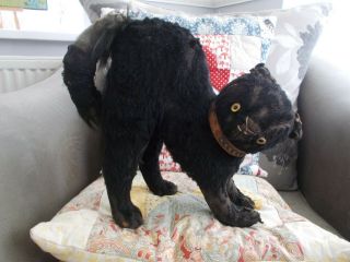 Jimmy The Lucky Black Alley Cat - Great Old Character - Antique Black Cat