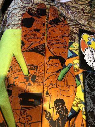 Simpsons Skateboard rack display holder Santa Cruz Homer Bart Skate Deck RARE 6