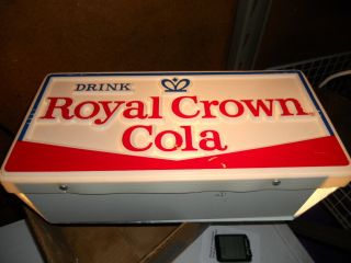 Vintage Royal Crown Soda Flashing Light