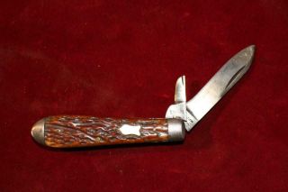 Rare Vintage Union Cutlery Co.  Tidioute,  PA 2 Blade Pocket Knife 3