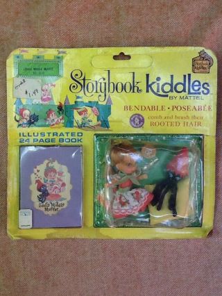 Vintage 1966 In Package Mattel Storybook Kiddles Liddle Middle Muffet