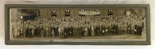 Vintage 1928 Dairymen’s League Annual Meeting Panoramic Yardlong Photo Framed