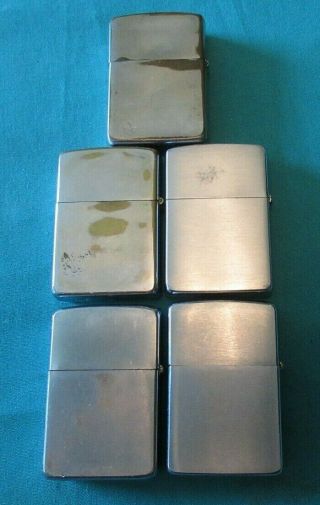 5 Vintage Zippo Lighter Pat 2517191 1 Adv Lambert Aircraft Tool St.  Louis Mo.