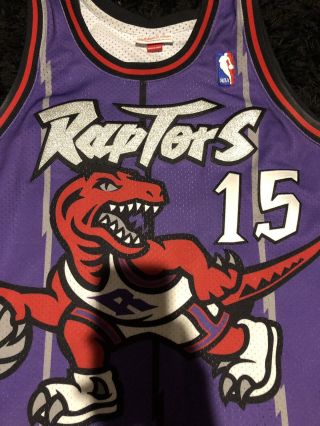 Toronto Raptors Vince Carter Jersey Vintage Mitchell And Ness Mens Large Nwt
