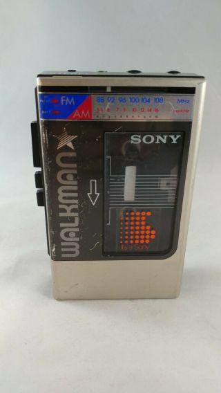 Vintage 80s Sony Walkman Wm - F8 Am/fm Stereo Radio & Cassette Player Japan