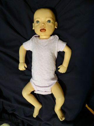 Somso Nurse Training Baby Girl Doll Silicone 22 "