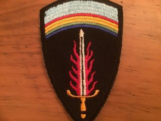 Ww2 Us Army In Europe (black) Patch