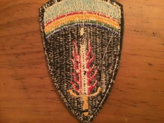 WW2 US ARMY IN EUROPE (BLACK) PATCH 2