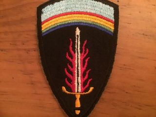 WW2 US ARMY IN EUROPE (BLACK) PATCH 3