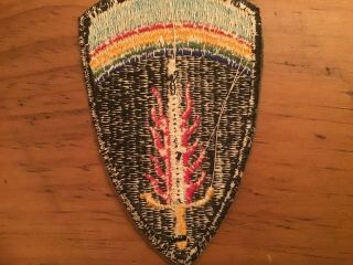 WW2 US ARMY IN EUROPE (BLACK) PATCH 4