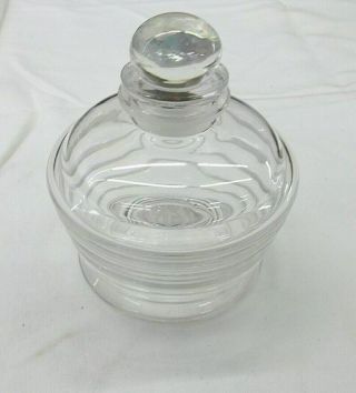 Stunning Vtg Guerlain Baccarat Crystal Perfume Bottle Ex 3.  5 "