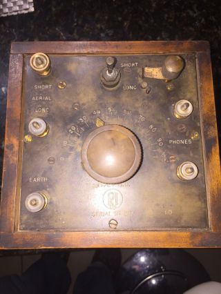 Vintage Antique Ri Crystal Radio Set Type Rmd