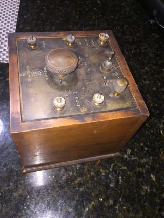 Vintage Antique RI CRYSTAL RADIO SET Type RMD 4
